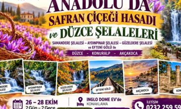 BURAM BURAM ANADOLU ‘DA SAFRAN ÇİÇEĞİ HASADI  ve DÜZCE ŞELALELERİ
