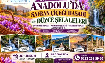 BURAM BURAM ANADOLU ‘DA SAFRAN ÇİÇEĞİ HASADI  ve DÜZCE ŞELALELERİ